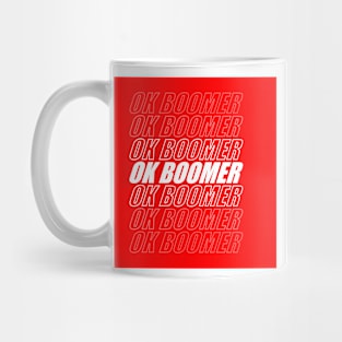 ok red boomer Mug